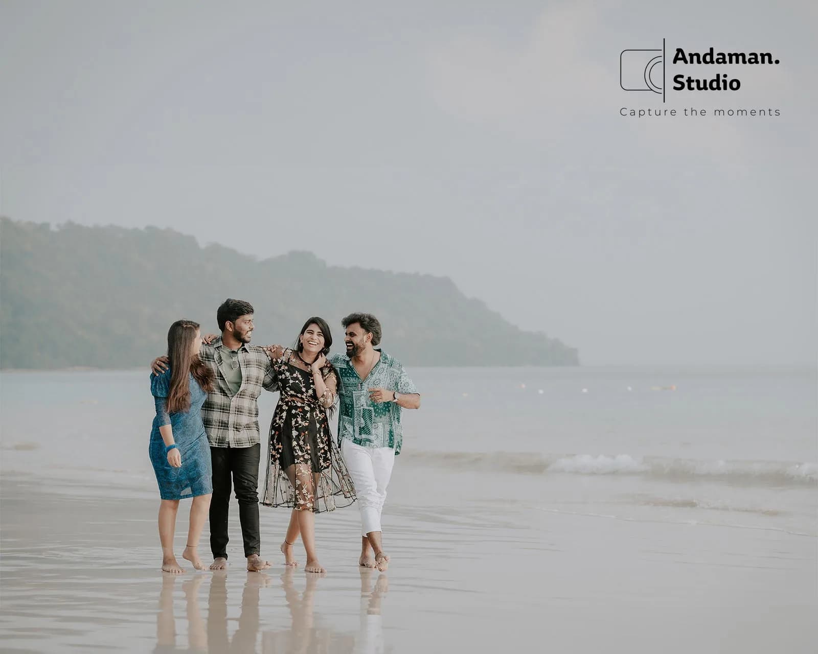 Friends beach shoot at havelock