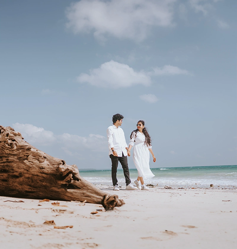 Post wedding shoot in Andaman Islands at Havelock